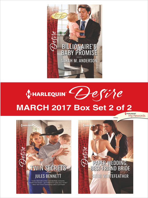 Title details for Harlequin Desire March 2017, Box Set 2 of 2 by Sarah M. Anderson - Wait list